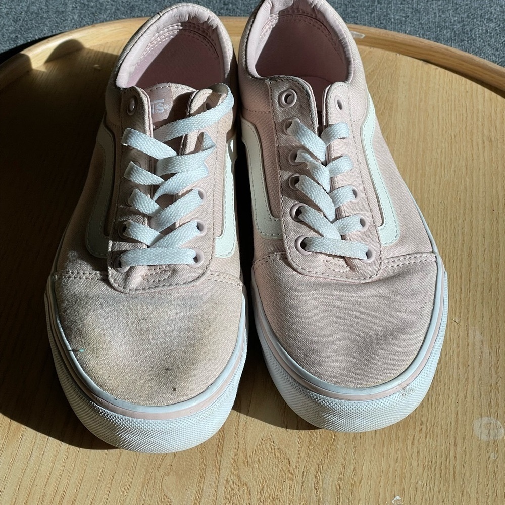 Vans Women's Pink Canvas Sneakers